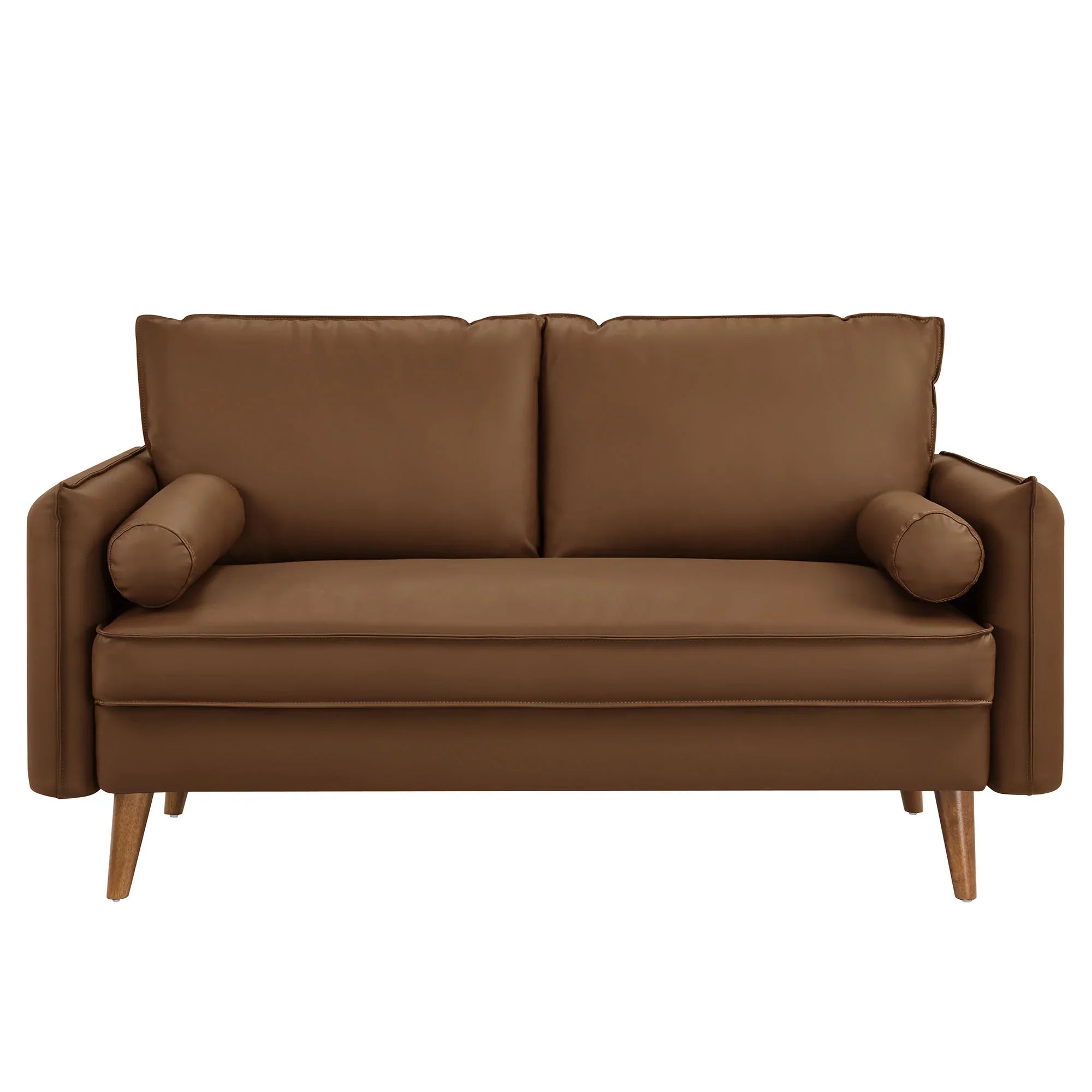 Revive Upholstered Vegan Leather Loveseat