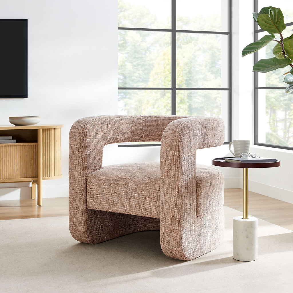 Jaylin Upholstered Chenille Accent Chair