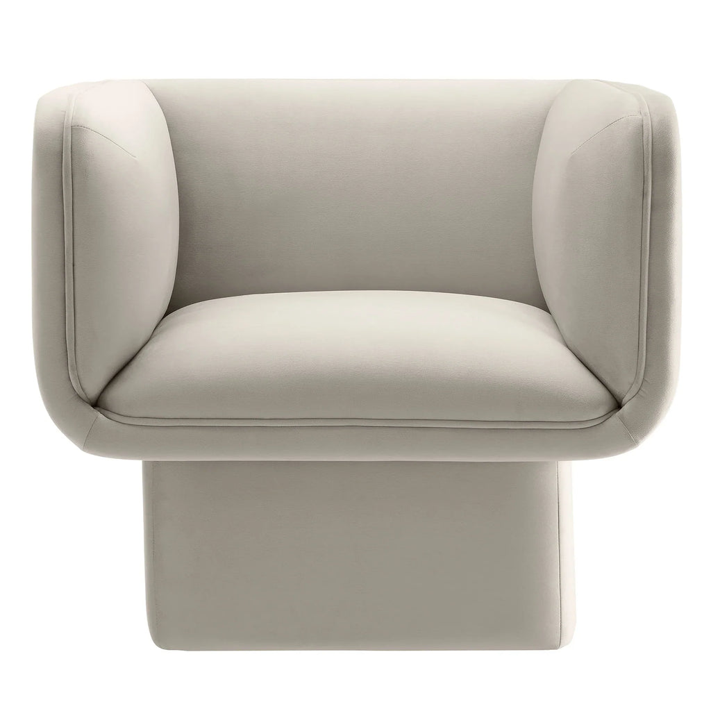 Tate Performance Velvet Accent Chair