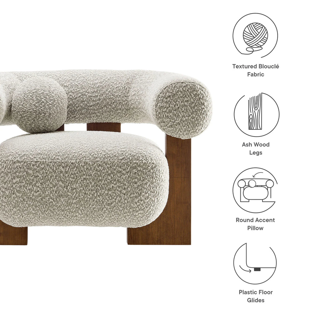 Jace Boucle Accent Chair