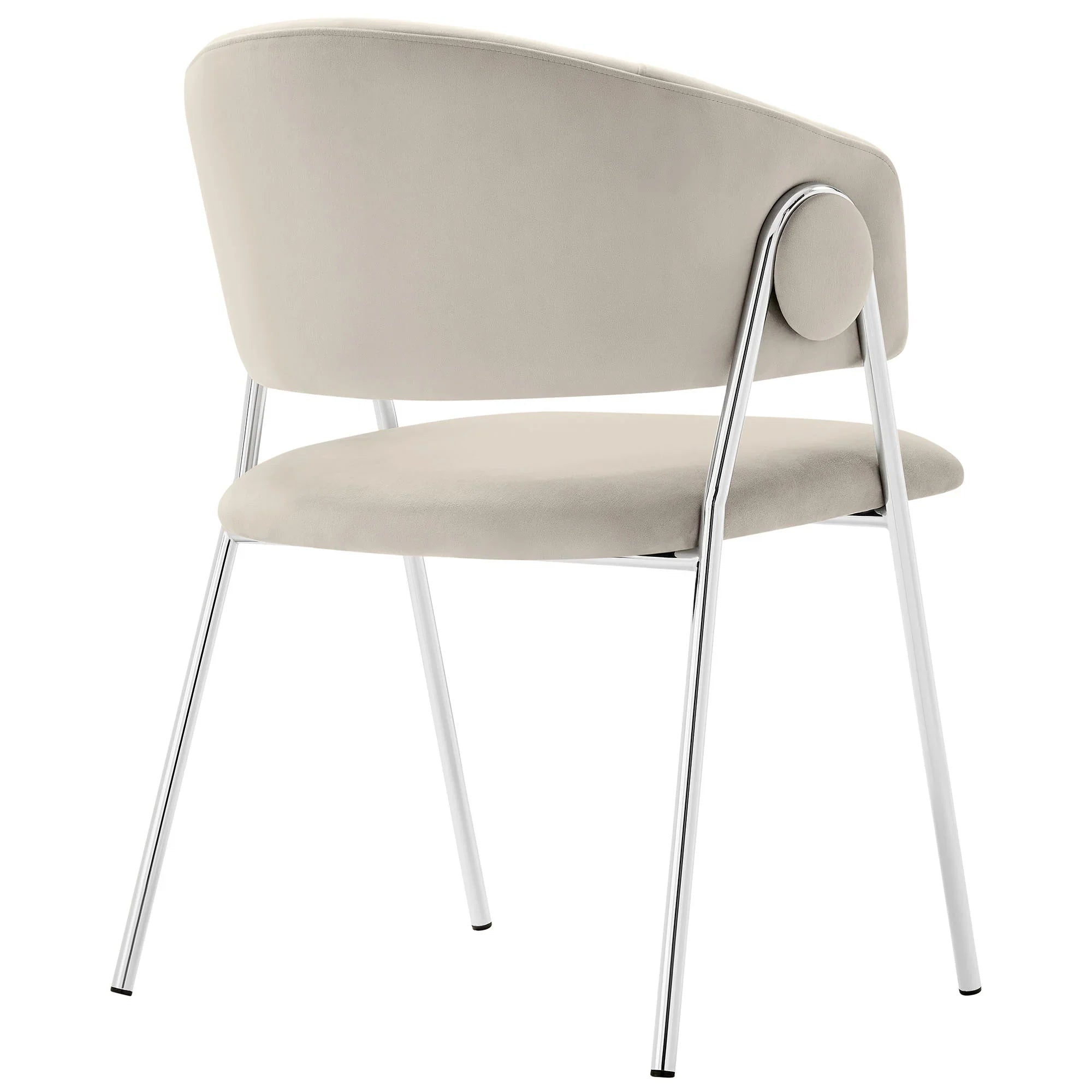 Nella Upholstered Performance Velvet Dining Chair Set of 2