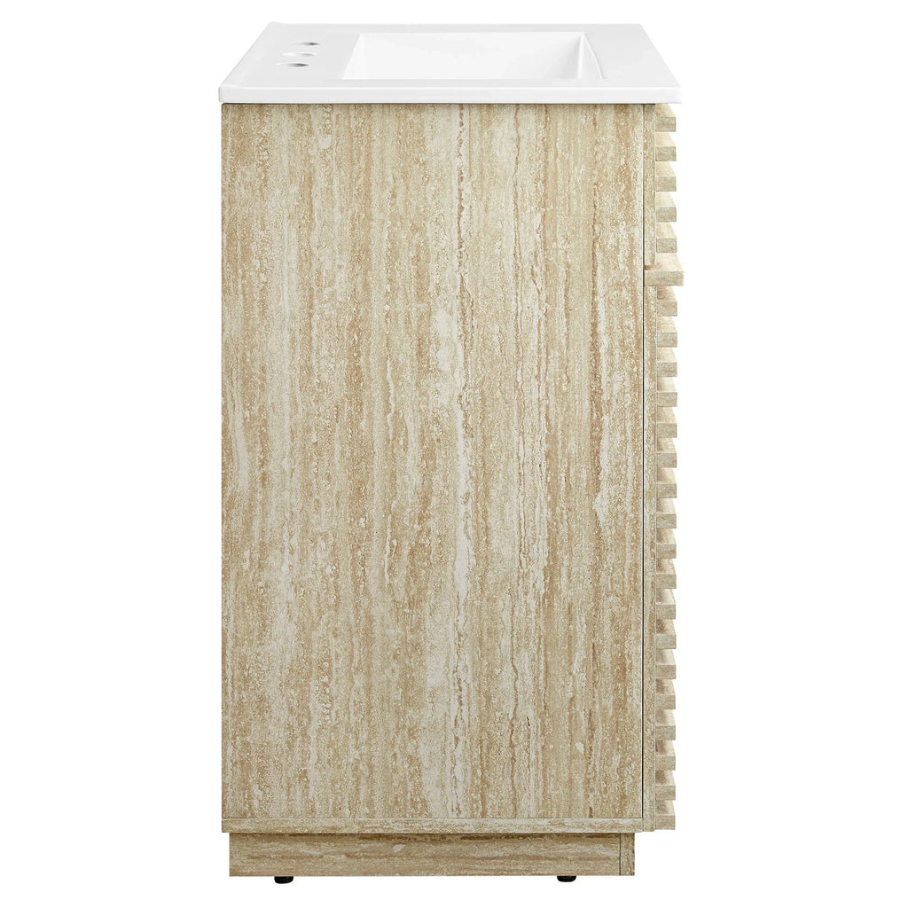 Render Bathroom Vanities with White Basin Included