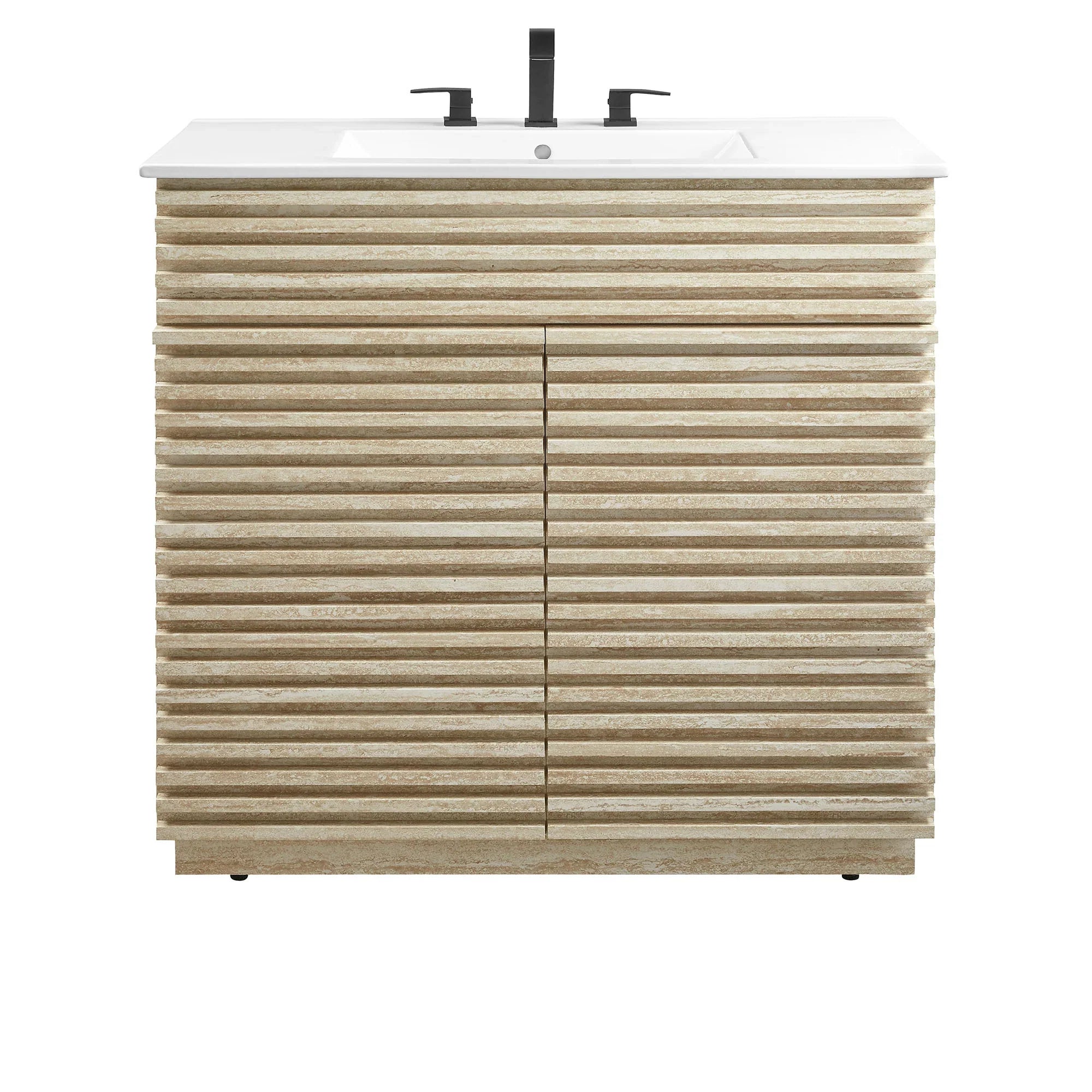 Render Bathroom Vanities with White Basin Included