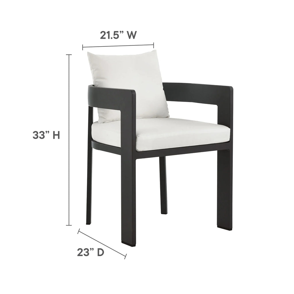 Tahoe 5-Piece Outdoor Patio Aluminum Dining Set
