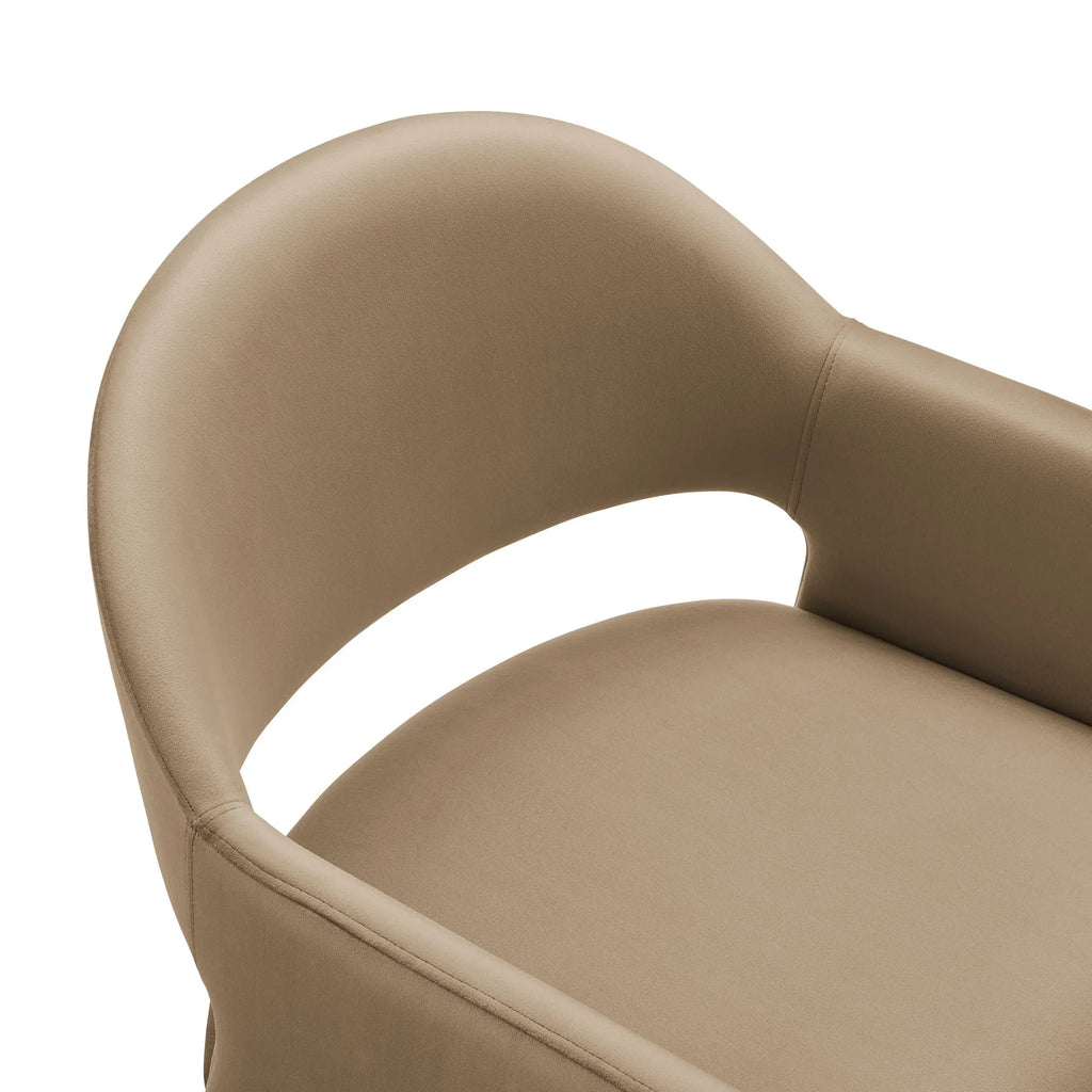 Talia Performance Velvet Dining Armchair