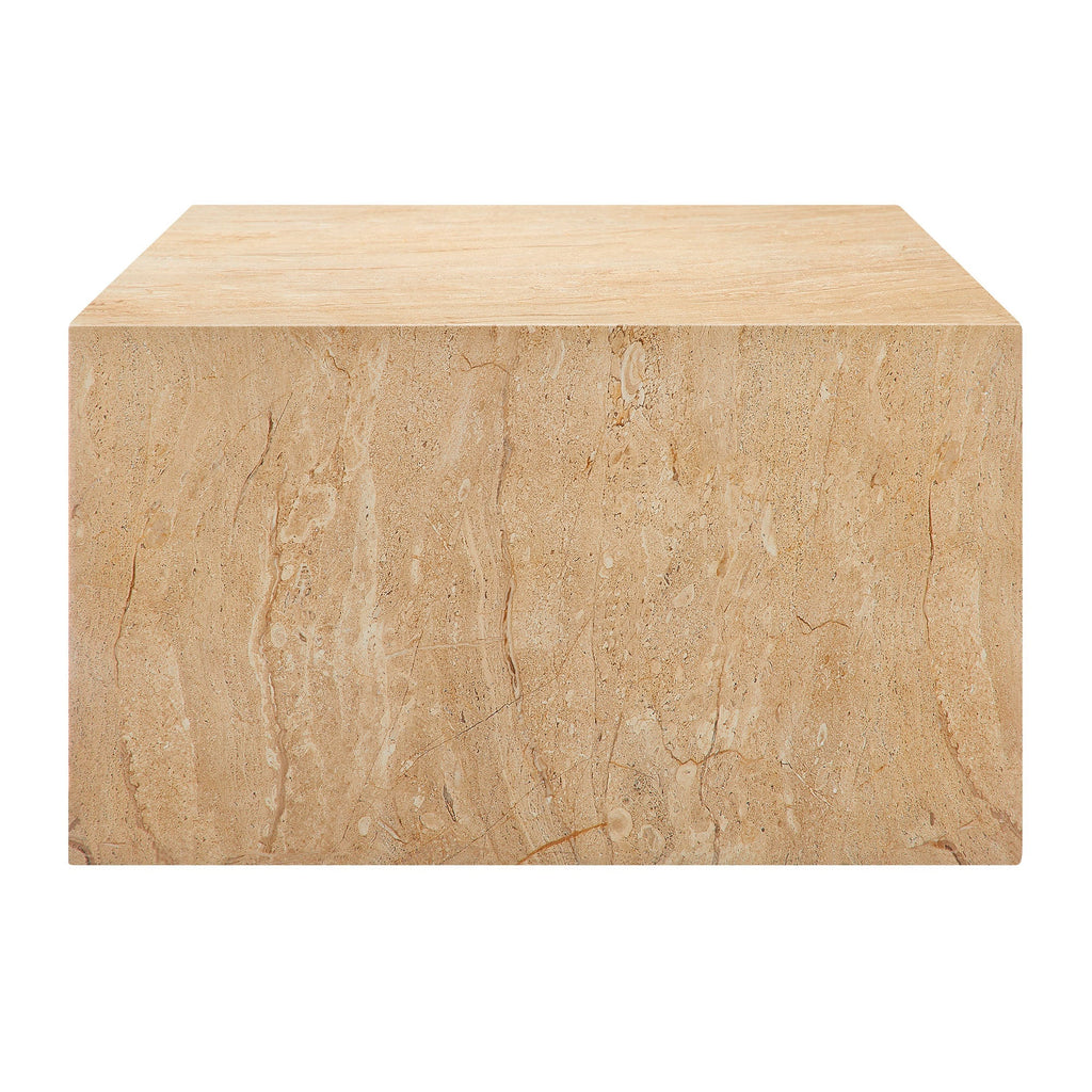 Jordana Square Plinth Indoor - Outdoor Patio Concrete Coffee Table