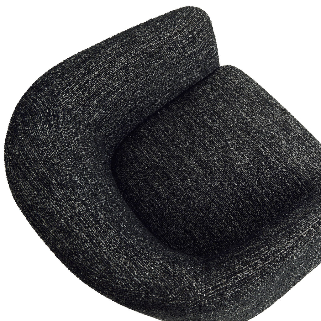 Muse Boucle Fabric Barrel Accent Chair