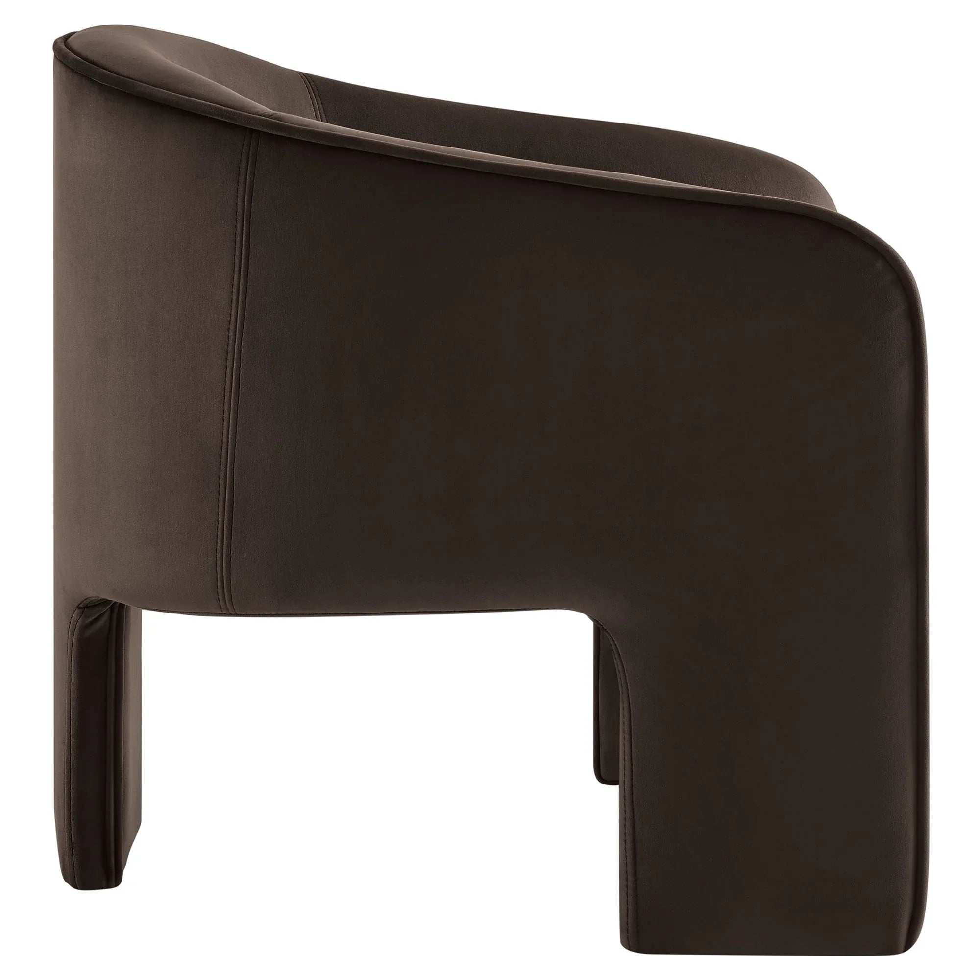 Greer Performance Velvet Upholstered Accent Armchair
