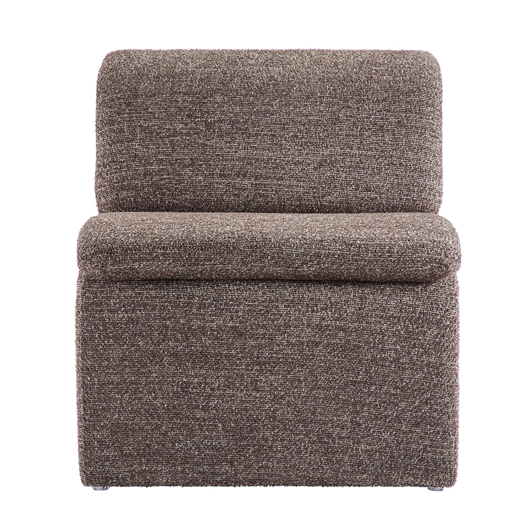 Lume Boucle Upholstered Armless Accent Chair