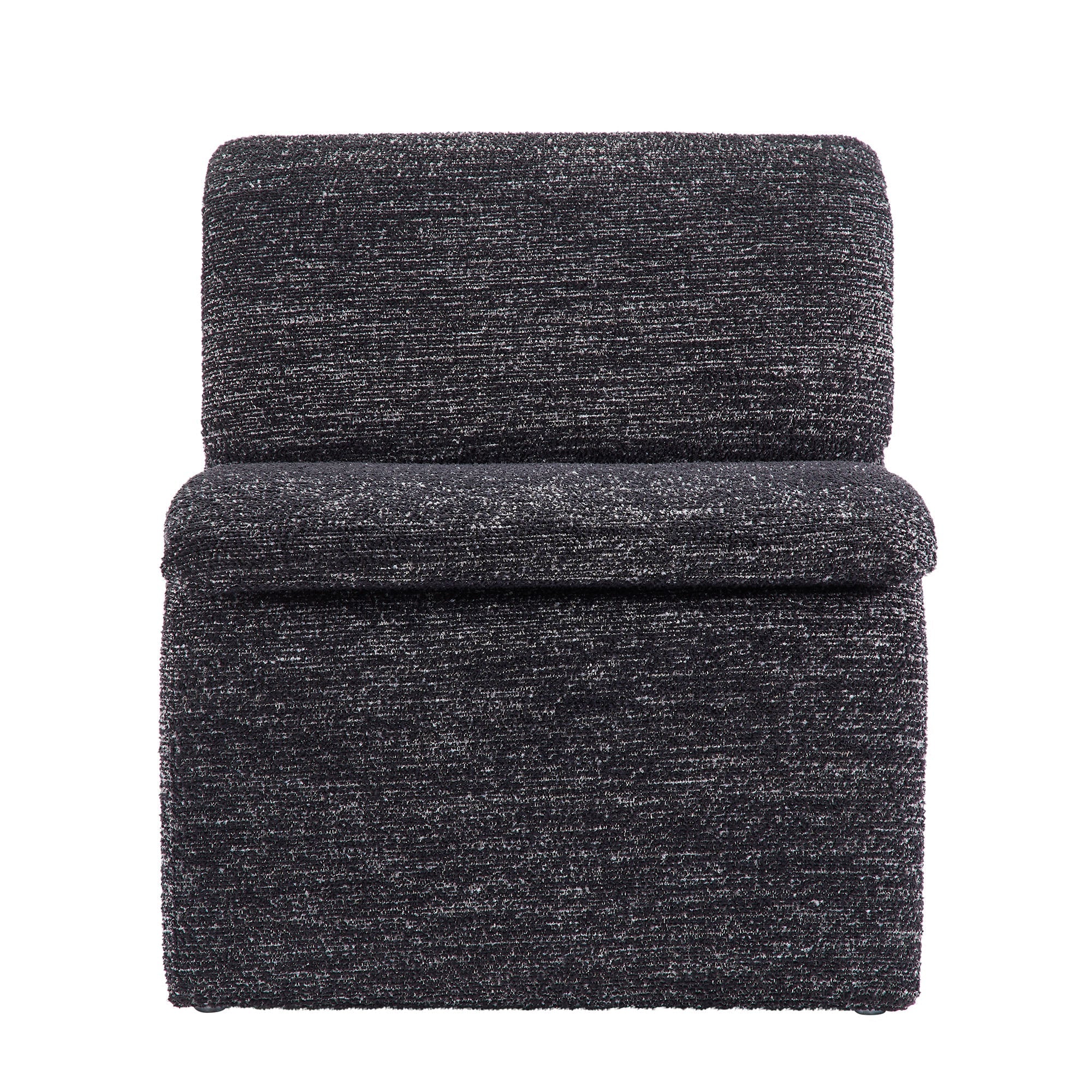 Lume Boucle Upholstered Armless Accent Chair