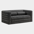 Relle Channel Tufted Boucle Upholstered Loveseat