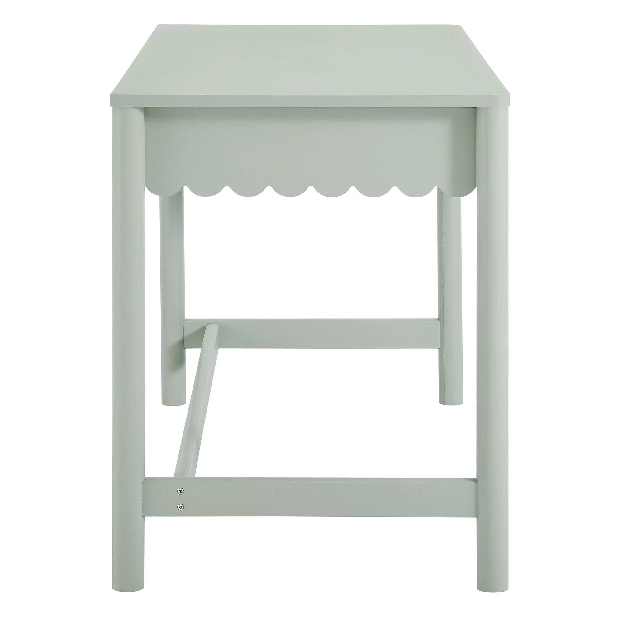 Emmeline 1-Drawer Scallop Writing Desk