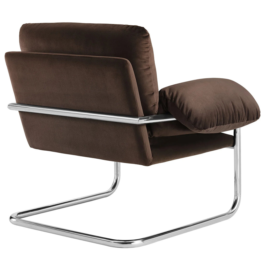 Ansel Performance Velvet Accent Chair