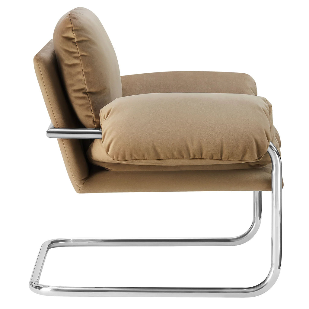 Ansel Performance Velvet Accent Chair