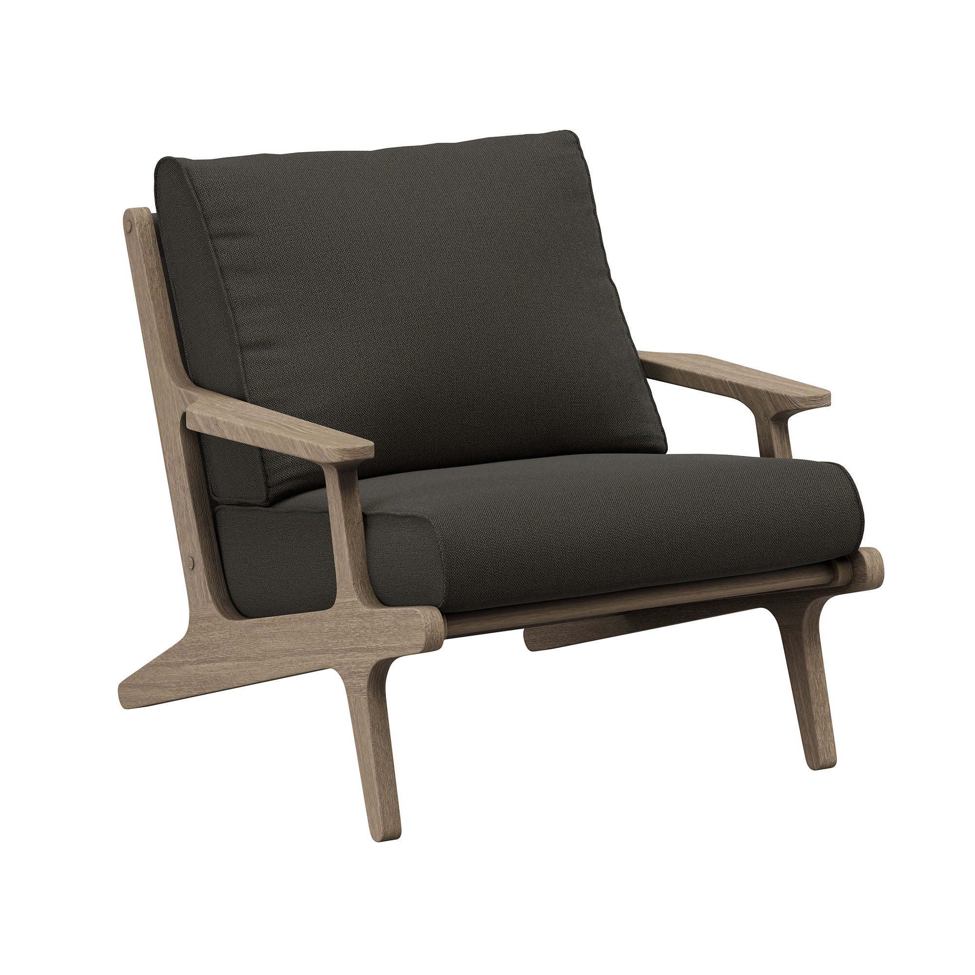 Saratoga 3-Piece Outdoor Teak Wood Furniture Set with Lounge Chairs and Side Table
