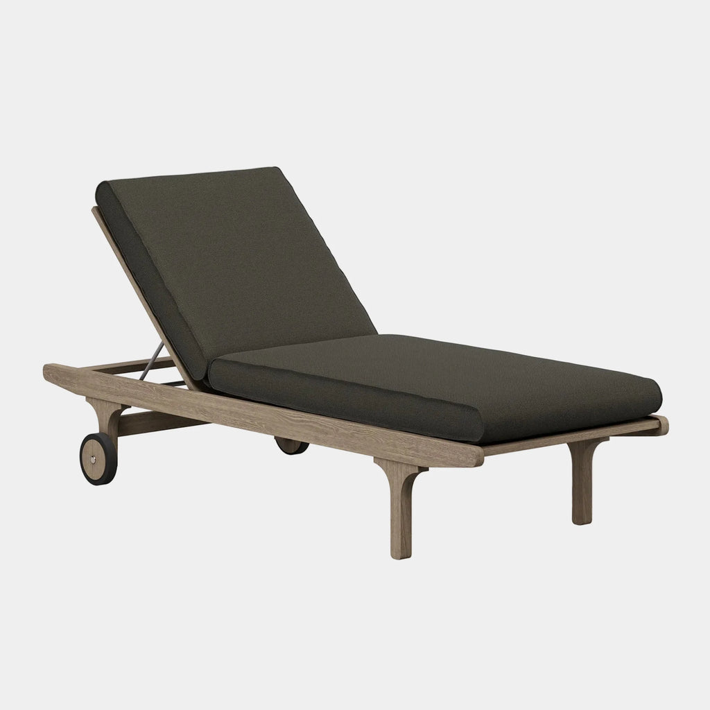 Saratoga Outdoor Teak Chaise Lounge Chair