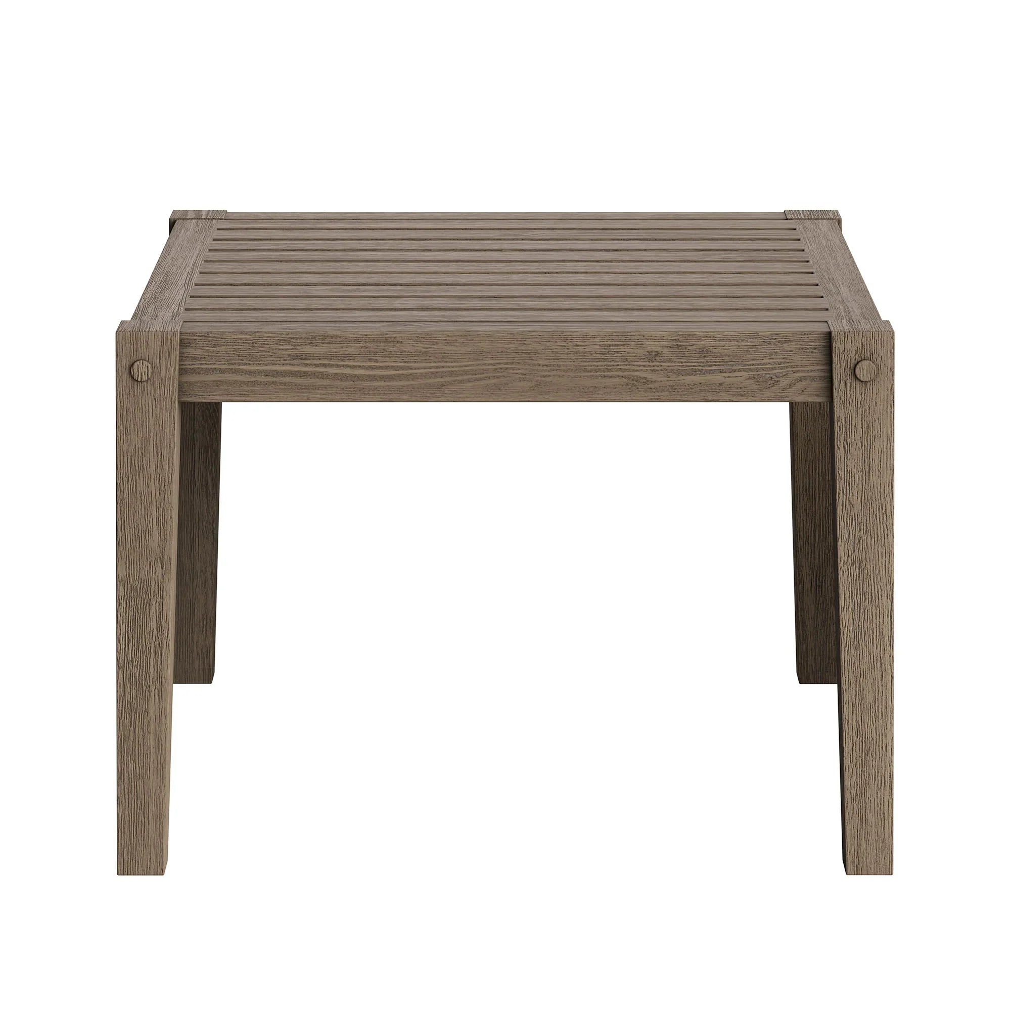 Northlake 3-Piece Outdoor Teak Wood Furniture Set with Chaise Lounges and Side Table