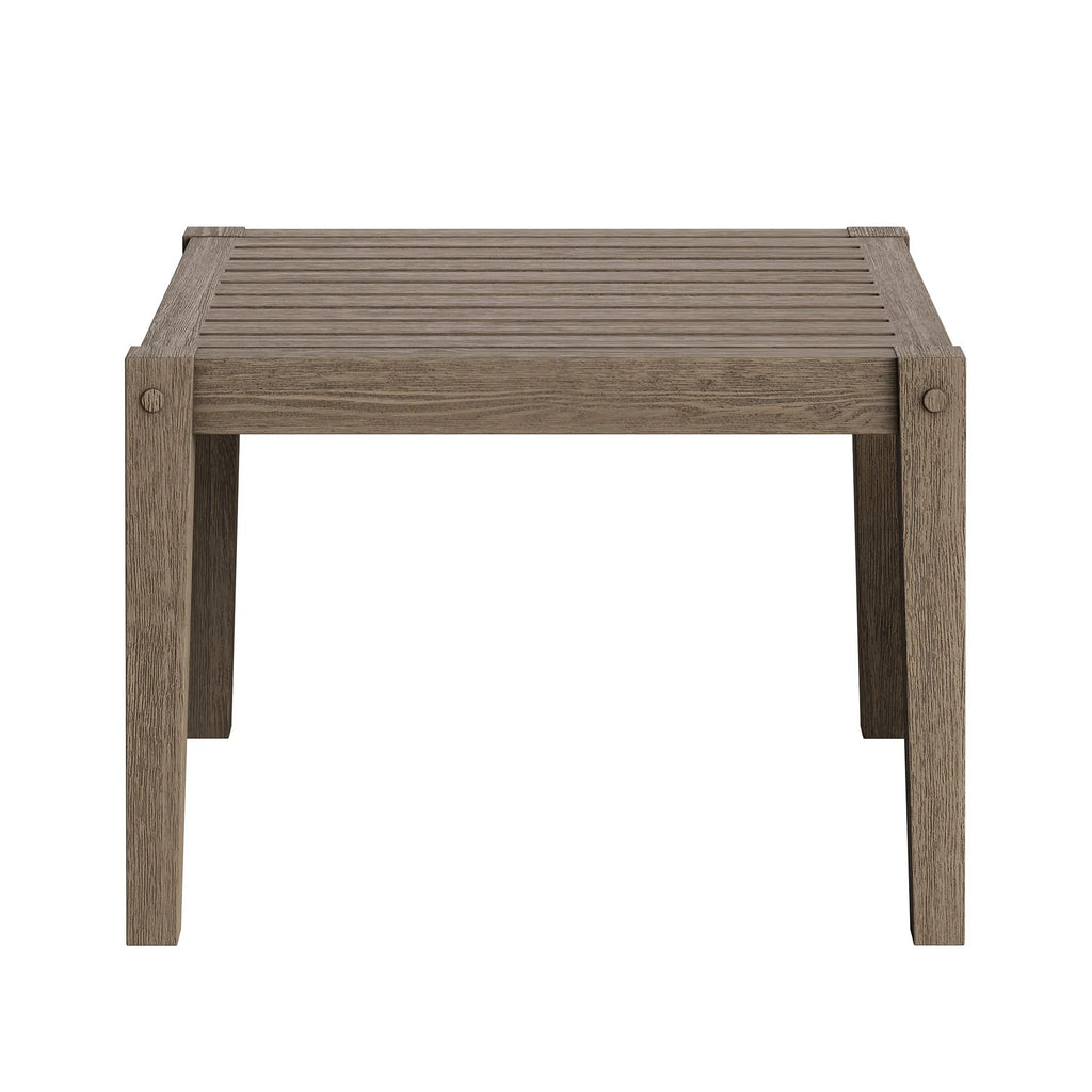 Northlake 3-Piece Outdoor Teak Wood Furniture Set with Armchair and Side Table