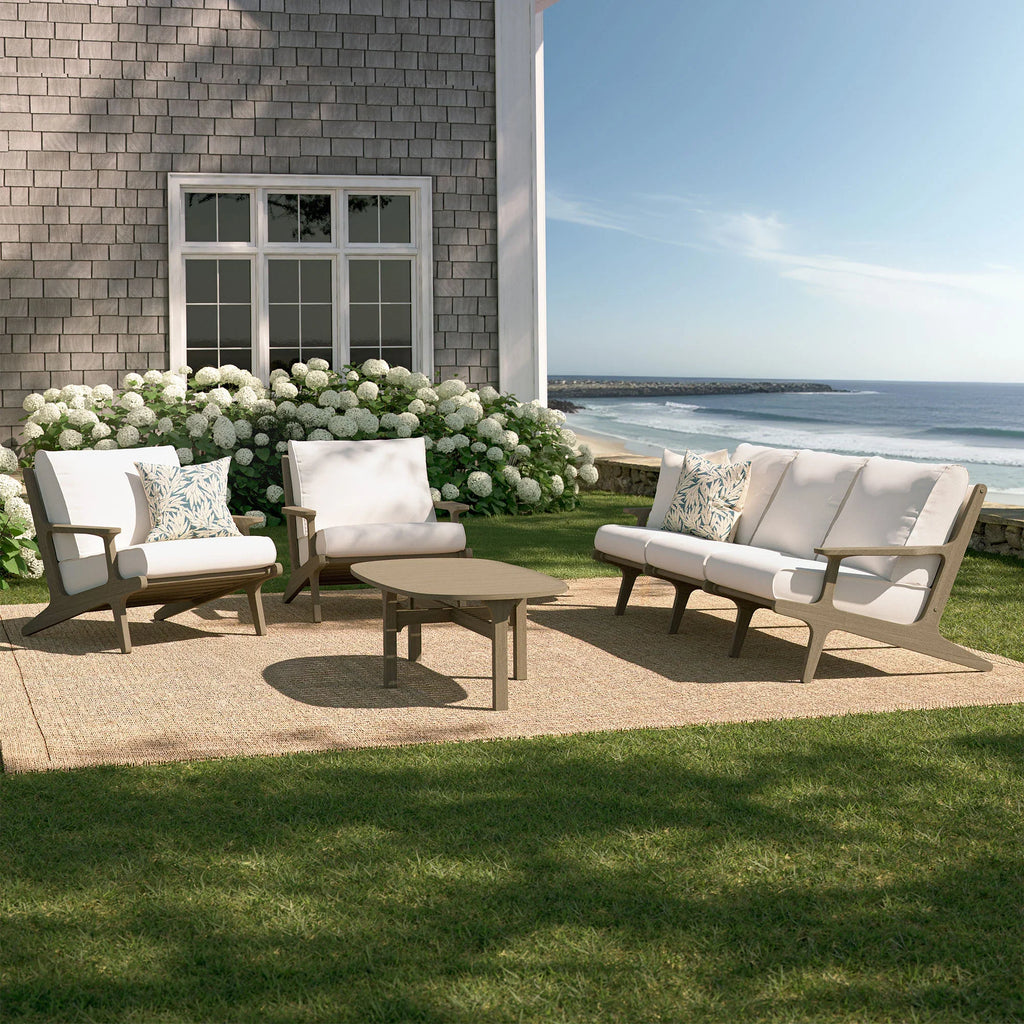 Saratoga 4-Piece Outdoor Teak Wood Furniture Set