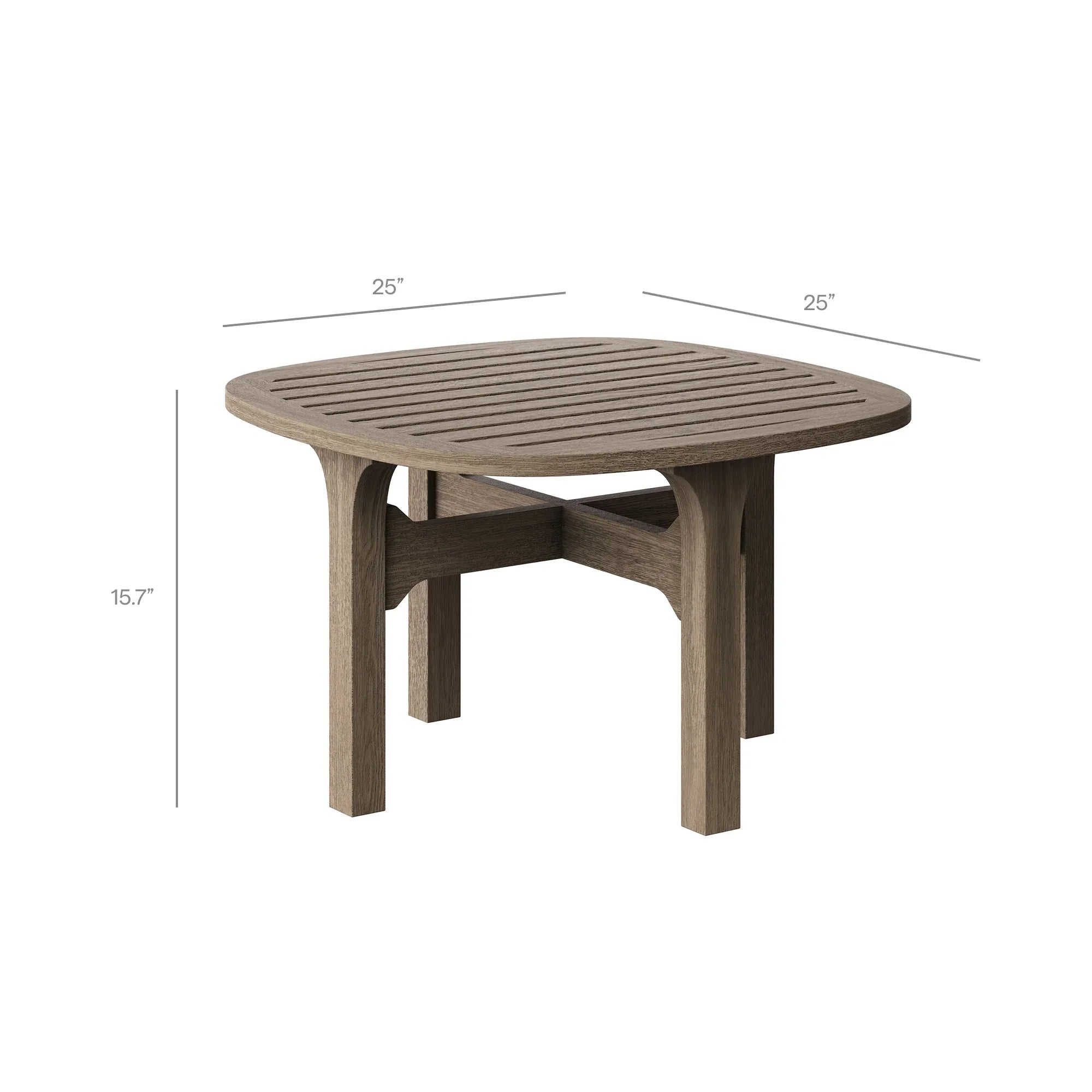 Saratoga 3-Piece Outdoor Teak Wood Furniture Set with Lounge Chairs and Side Table