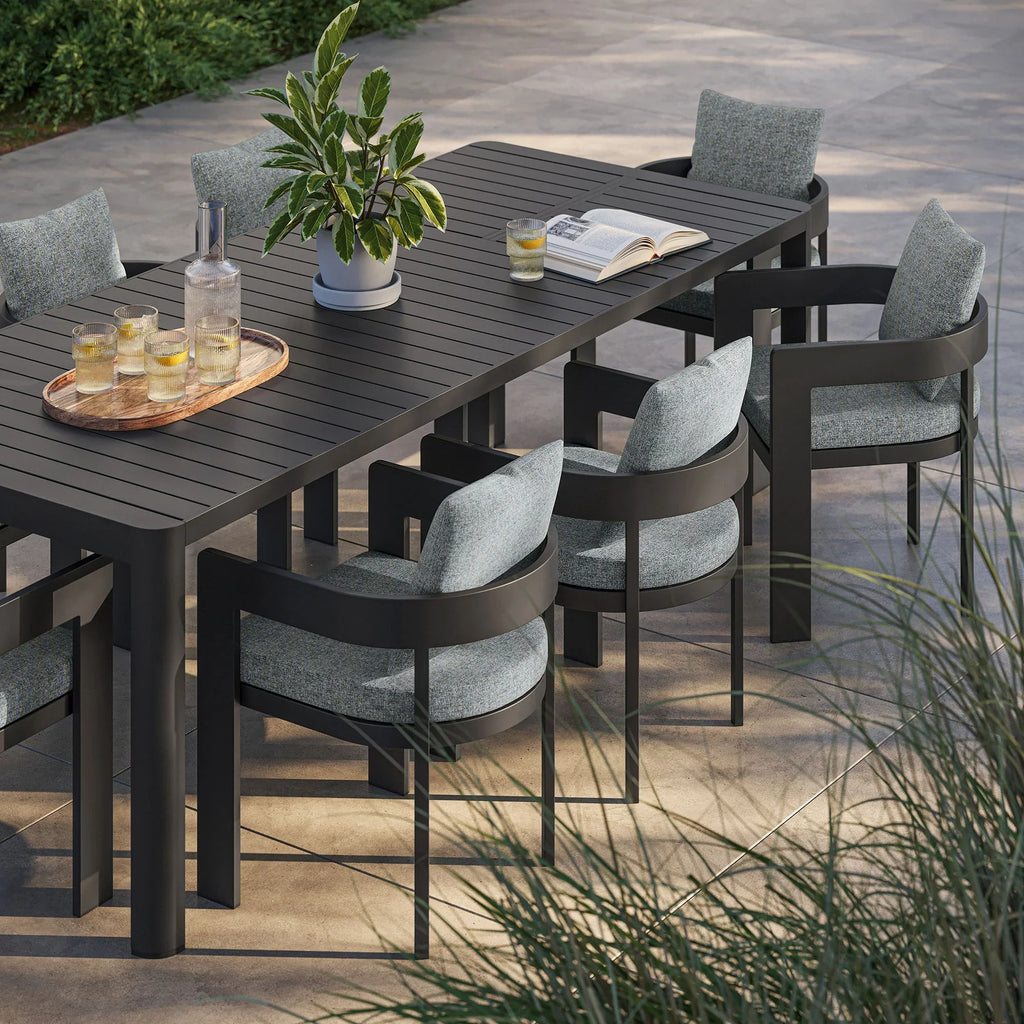 Tahoe 9-Piece Outdoor Patio Aluminum Dining Set