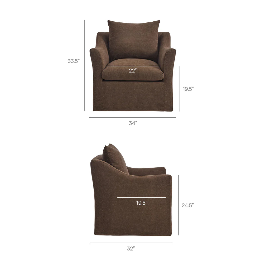 Somerset Linen Blend Armchair