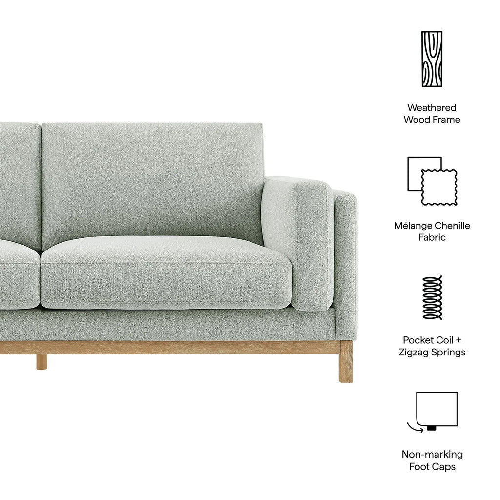 Roscoe 81 inch Fabric Sofa