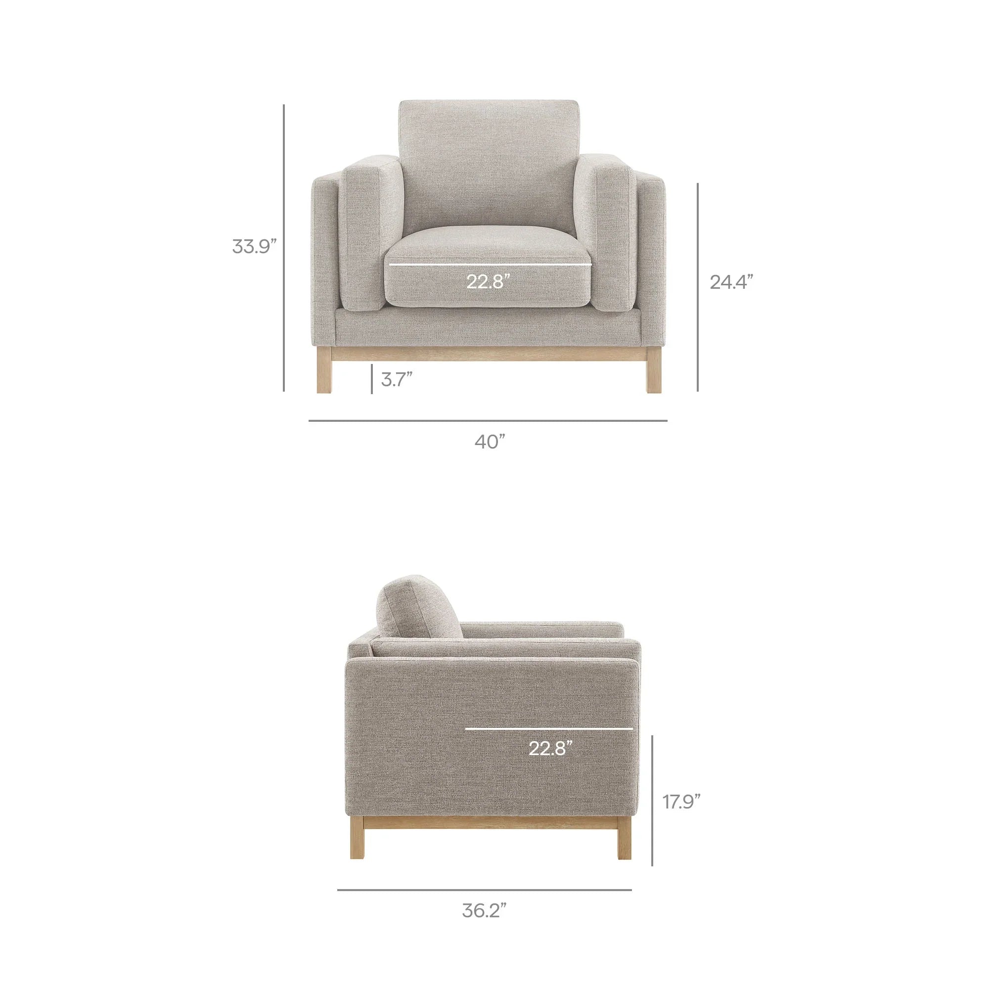 Roscoe Fabric Armchair
