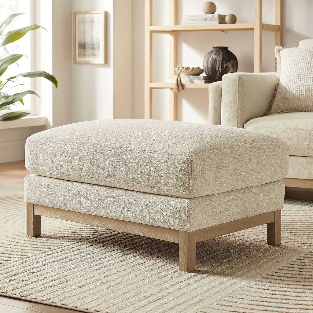 Roscoe Fabric Ottoman