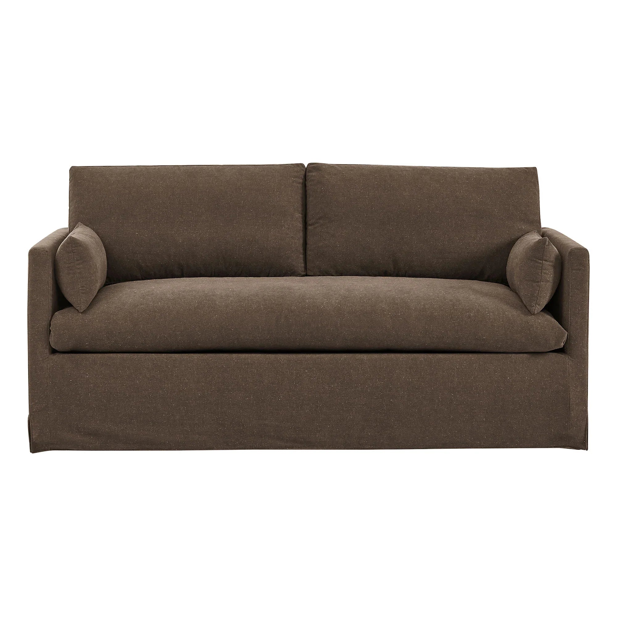 Wellfleet Slipcovered Linen-Blend Loveseat