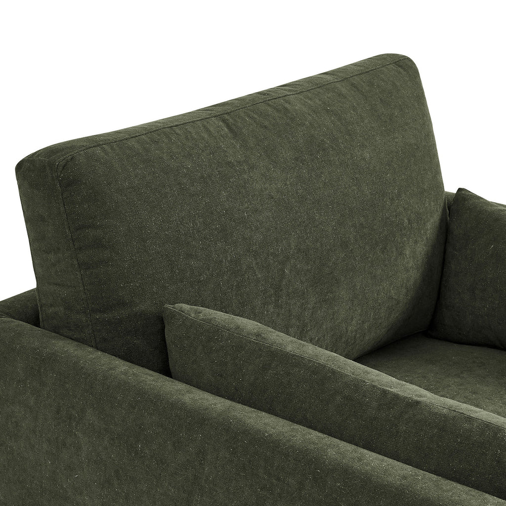 Wellfleet Slipcovered Linen-Blend Armchair