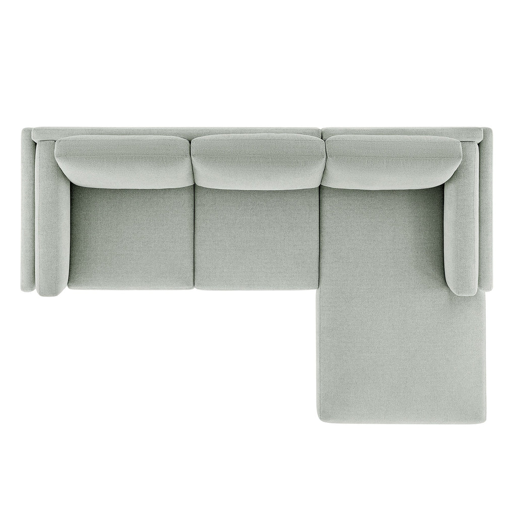 Roscoe Right-Facing Fabric Sectional Sofa with Chaise