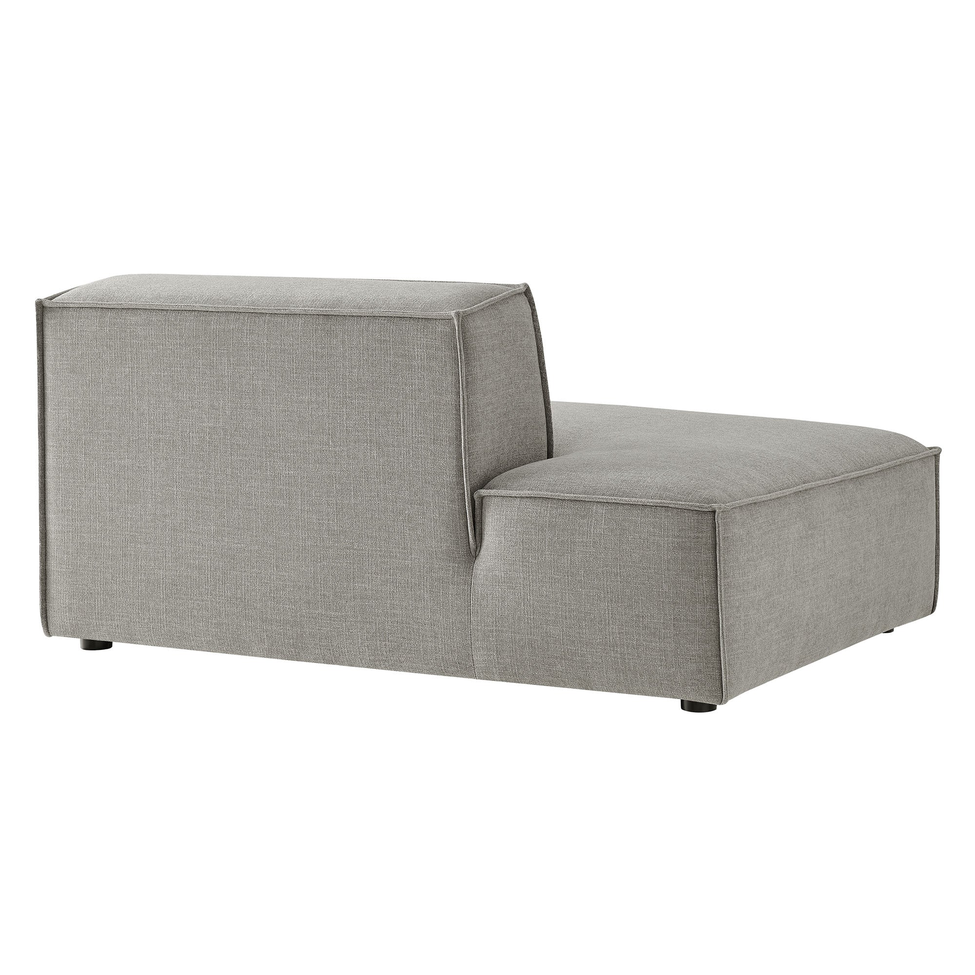 Restore Performance Fabric Upholstered Left-Facing Armless Modular Chaise