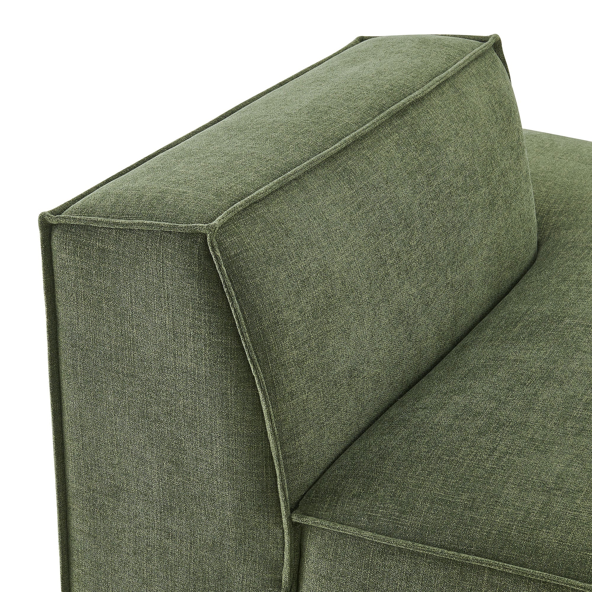 Restore Performance Fabric Upholstered Right-Facing Armless Modular Chaise