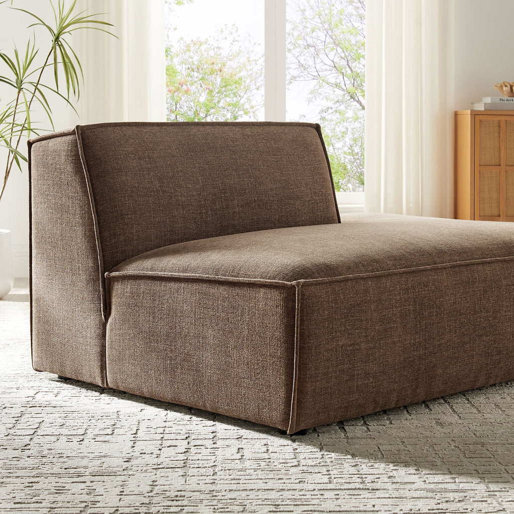 Restore Performance Fabric Upholstered Right-Facing Armless Modular Chaise