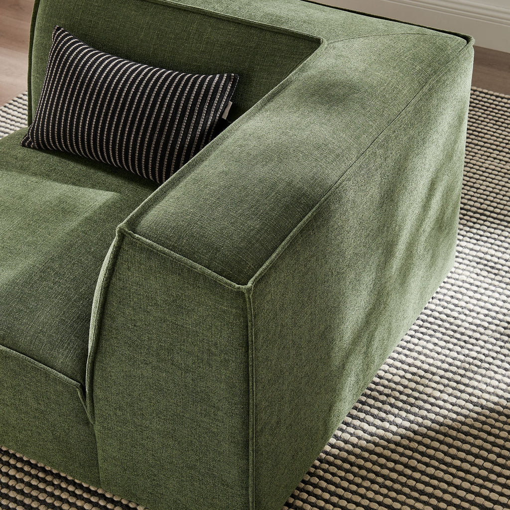 Restore Performance Fabric Upholstered Modular Corner Chair
