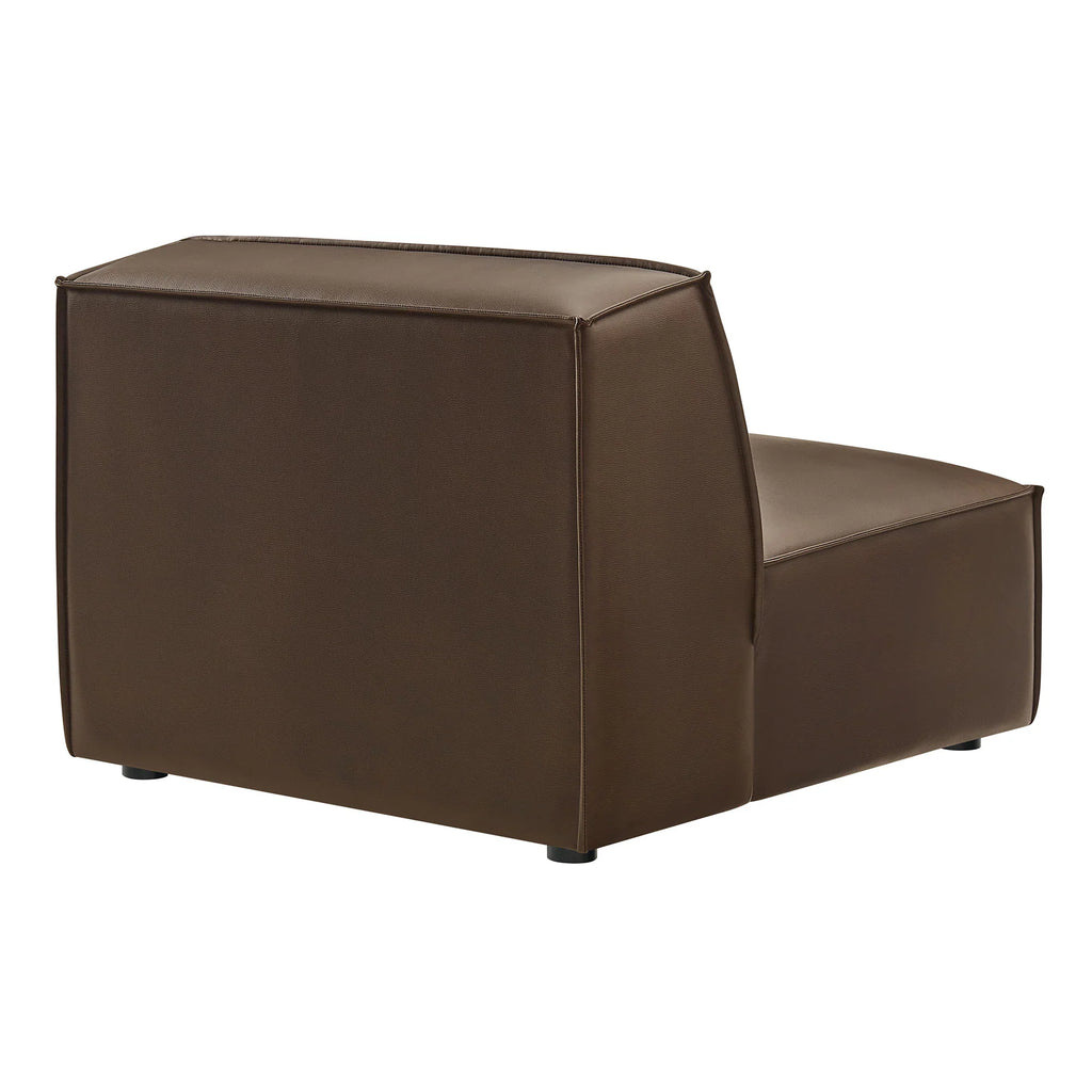 Restore Vegan Leather Armless Modular Chair