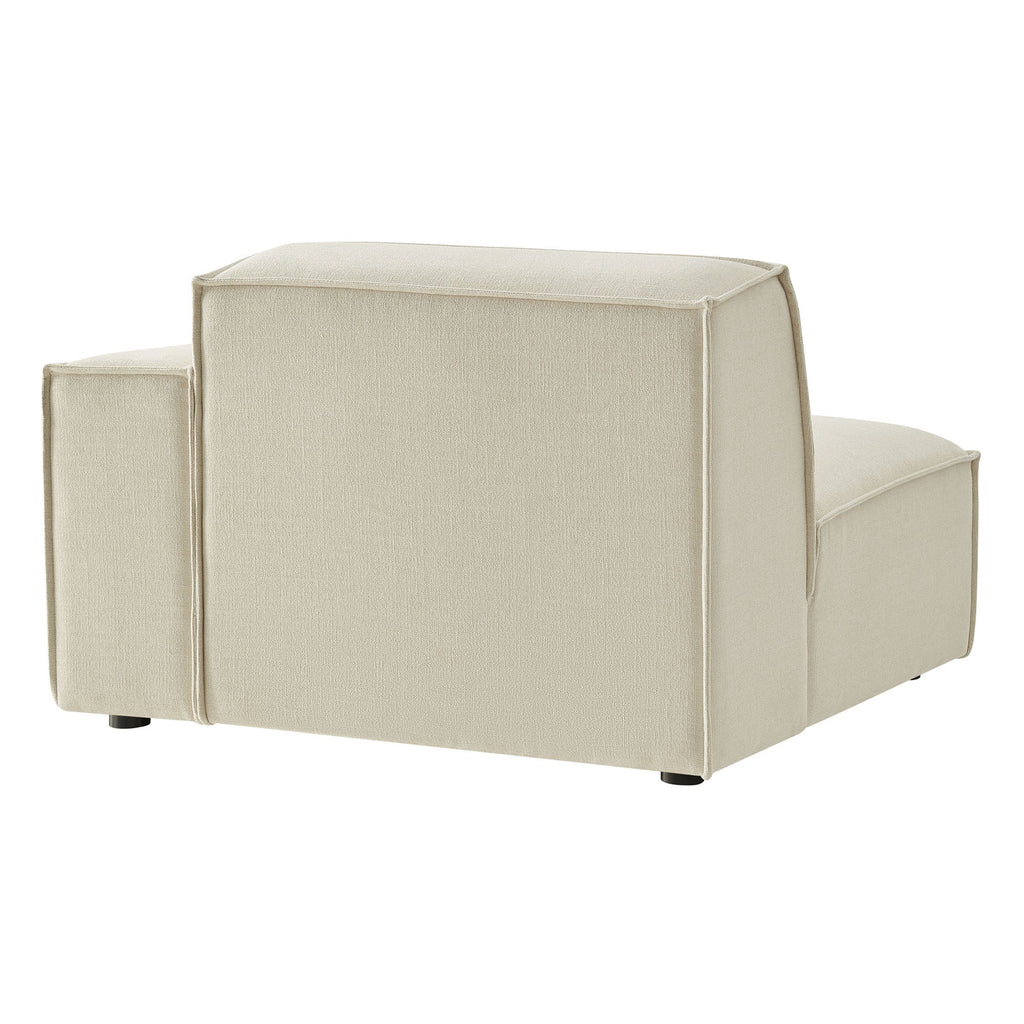 Restore Performance Fabric Upholstered Right-Facing Modular Lounge Chair
