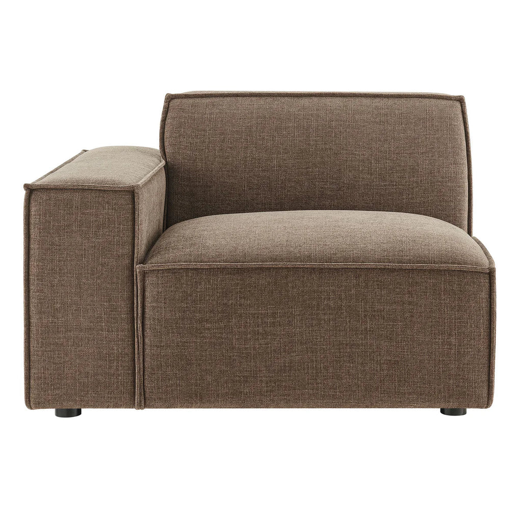 Restore Performance Fabric Upholstered Left-Facing Modular Lounge Chair