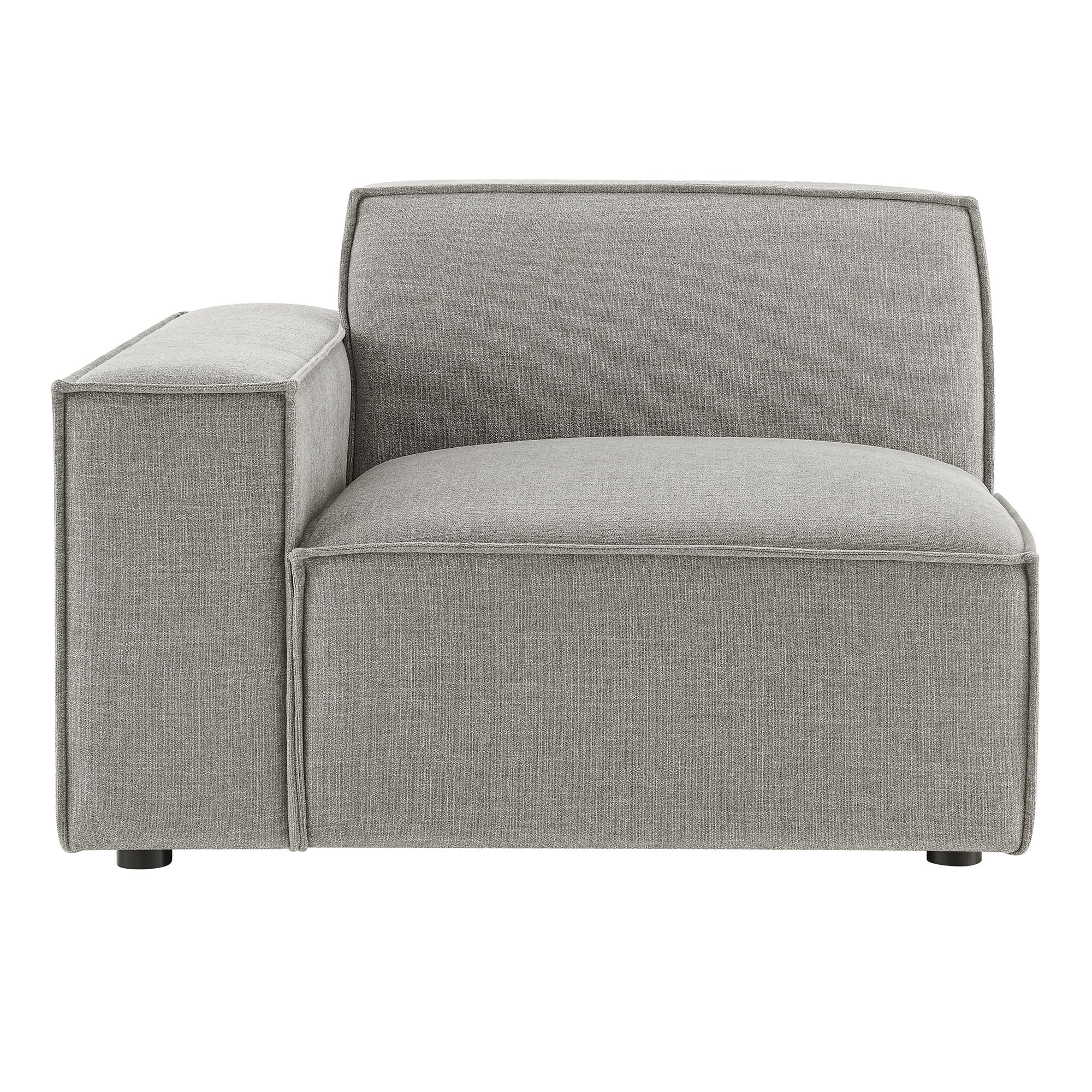 Restore Performance Fabric Upholstered Left-Facing Modular Lounge Chair