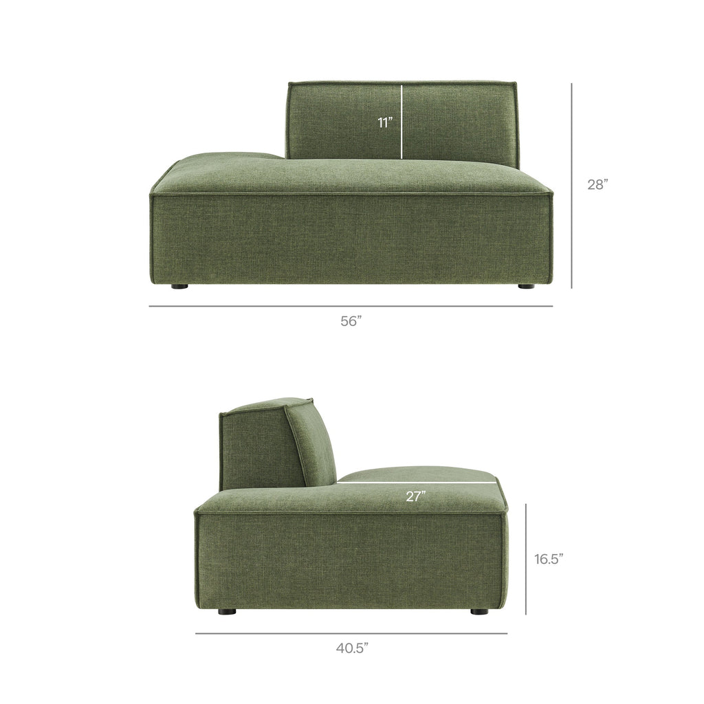 Restore 6-Piece Performance Fabric Upholstered U-Shaped Sectional Sofa