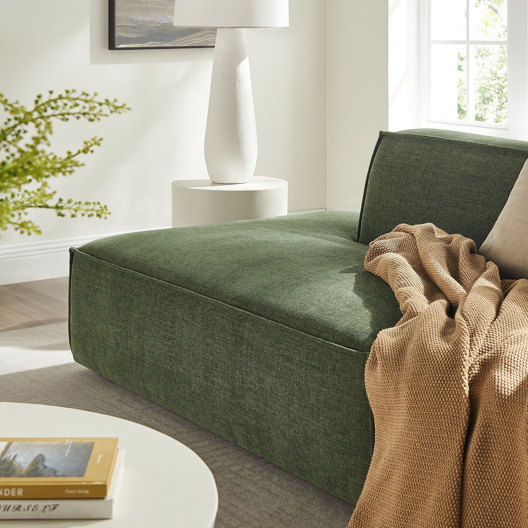 Restore 2-Piece Performance Fabric Upholstered Modular Loveseat