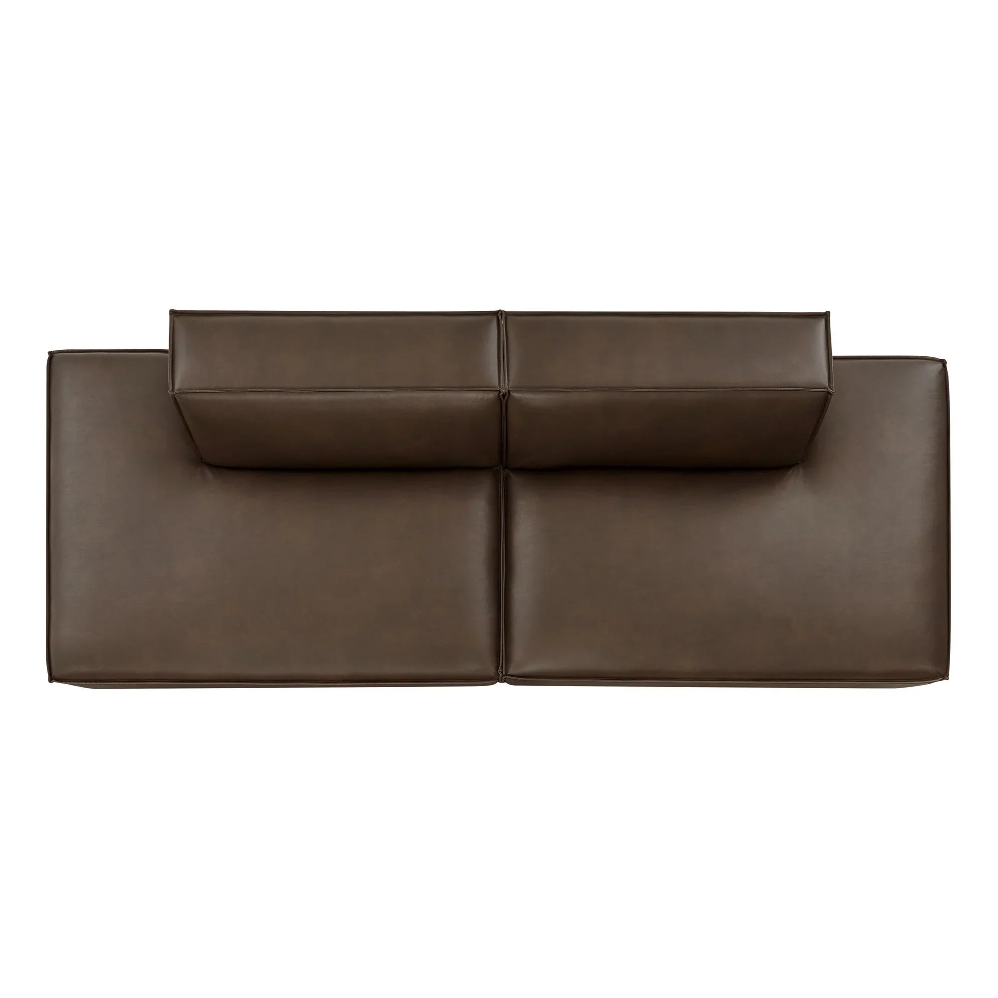 Restore 2-Piece Vegan Leather Modular Sofa