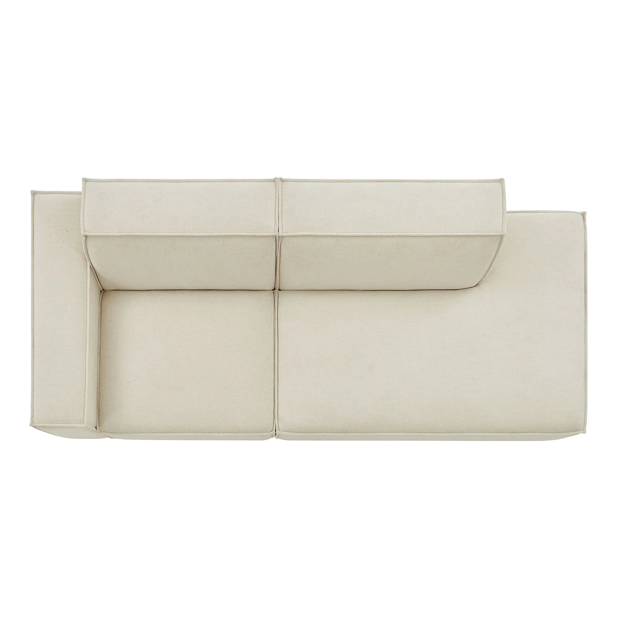 Restore 2-Piece Performance Fabric Upholstered Modular Loveseat