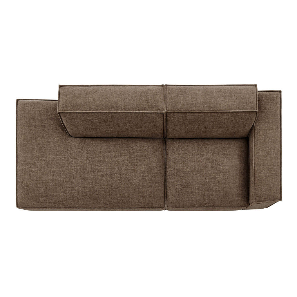 Restore 2-Piece Performance Fabric Upholstered Modular Loveseat