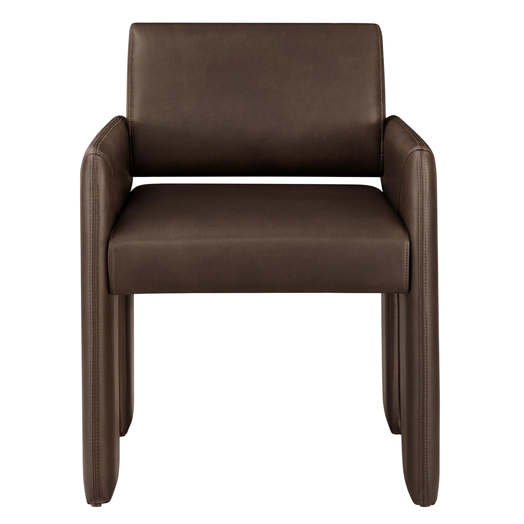 Daven Vegan Leather Dining Armchair