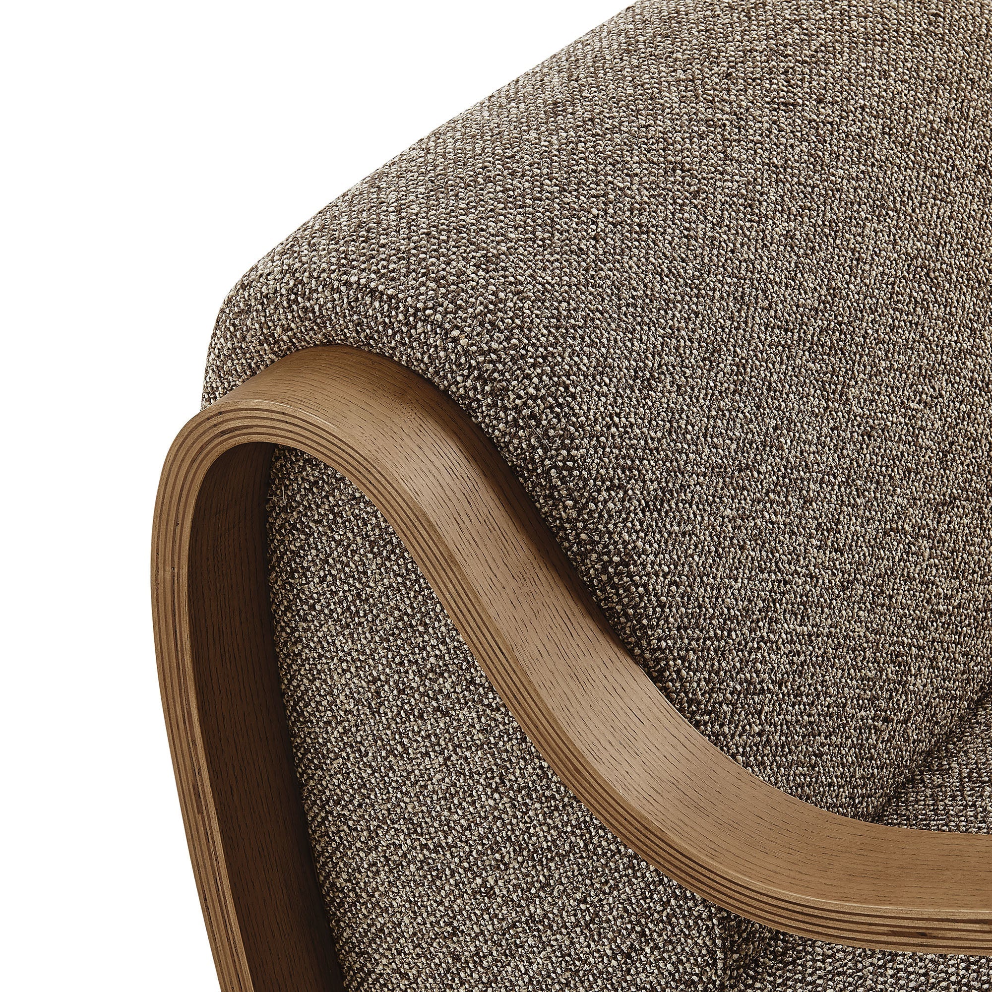 Atrium Lattice Boucle Accent Armchair