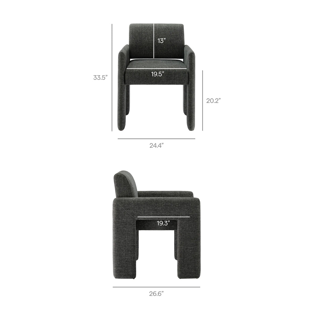 Daven Fabric Upholstered Dining Chair