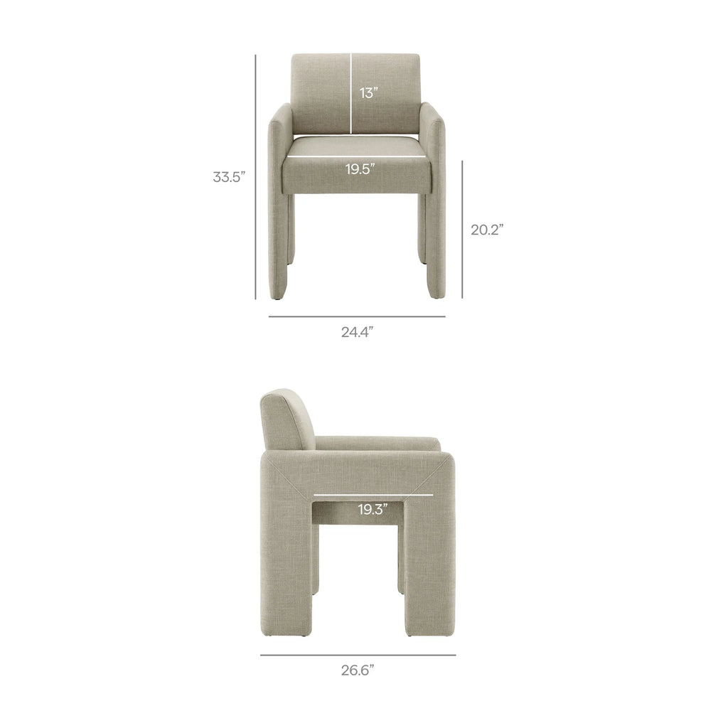 Daven Fabric Upholstered Dining Chair