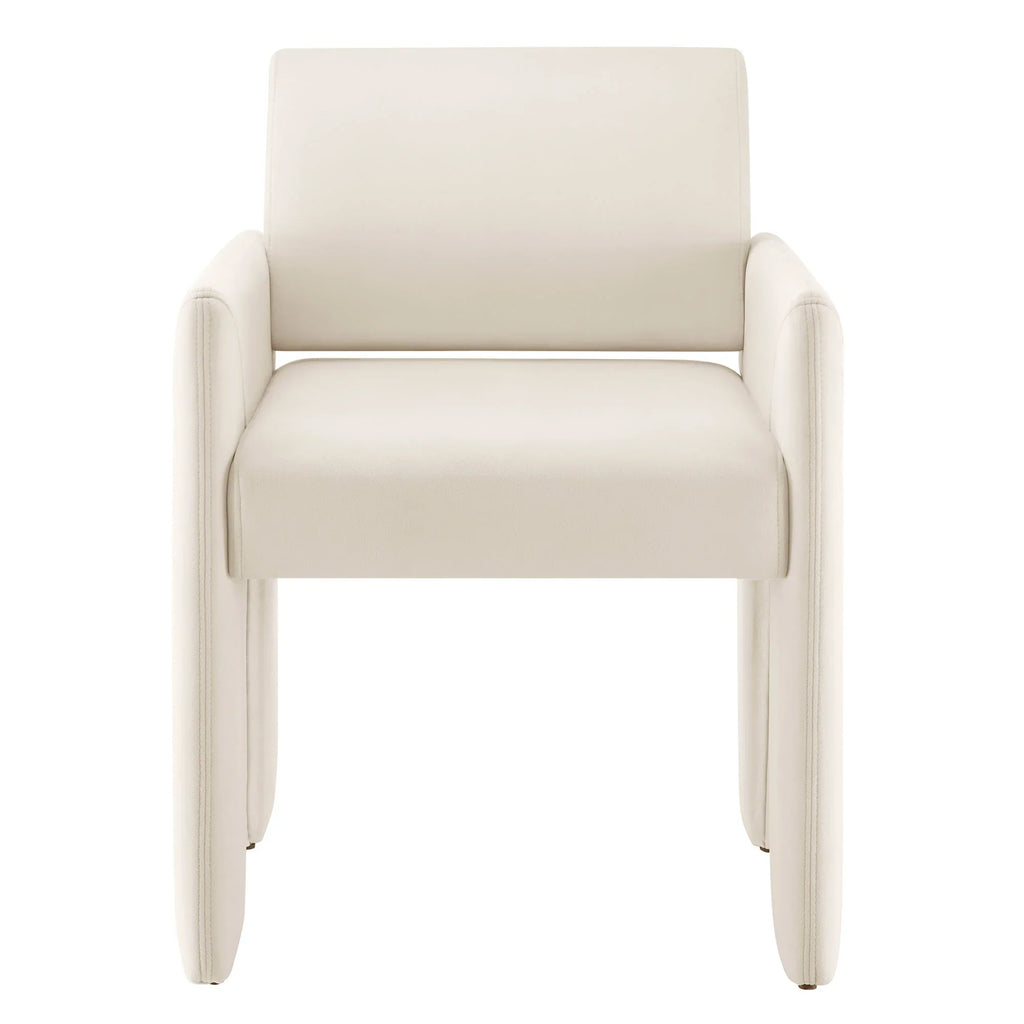 Daven Stain-Resistant Performance Velvet Dining Armchair
